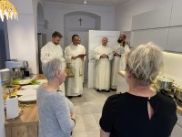 Poświęcenie odnowionych pomieszczeń klasztoru w Świdnicy